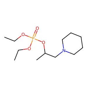 Diethyl 1-(piperidin-1-yl)propan-2-yl phosphate structure