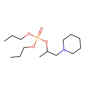 1-(Piperidin-1-yl)propan-2-yl dipropyl phosphate structure