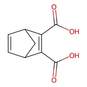 2,5-Norbornadiene-2,3-dicarboxylic acid structure