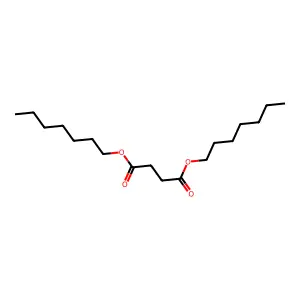 Diheptyl succinate structure