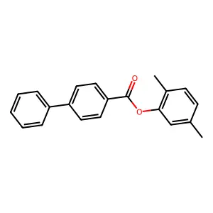 (2,5-Dimethylphenyl) 4-phenylbenzoate structure