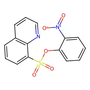 8-喹啉磺酸2-硝基苯酯 structure