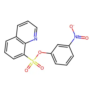 8-喹啉磺酸3-硝基苯酯 structure