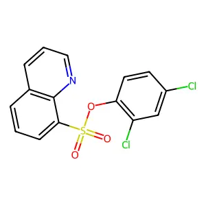 8-喹啉磺酸2,4-二氯苯酯 structure