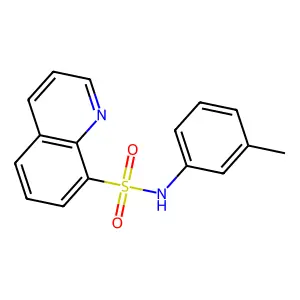 N-(3-甲基苯基)-8-喹啉磺酰胺 structure