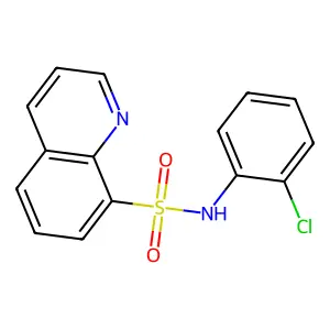 N-(2-氯苯基)-8-喹啉磺酰胺 structure