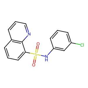 N-(3-氯苯基)-8-喹啉磺酰胺 structure
