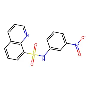 N-(3-硝基苯基)-8-喹啉磺酰胺 structure
