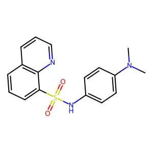 N-(4-(二甲氨基)苯基)-8-喹啉磺酰胺 structure