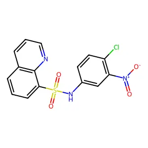 N-(4-氯-3-硝基苯基)-8-喹啉磺酰胺 structure