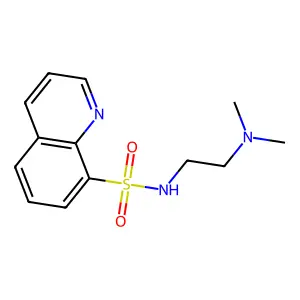 N-[2-(二甲氨基)乙基]-8-喹啉磺酰胺 structure