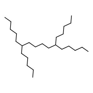 Hexadecane, 6,11-dipentyl- structure
