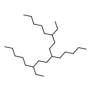 Heptadecane, 6,12-diethyl-9-pentyl- structure
