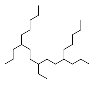 Heptadecane, 6,9,12-tripropyl- structure