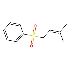 Benzene, [(3-methyl-2-butenyl)sulfonyl]- structure
