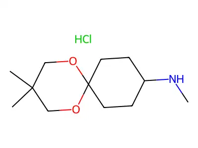 N,3,3-三甲基-1,5-二氧杂螺[5.5]十一烷-9-胺 structure