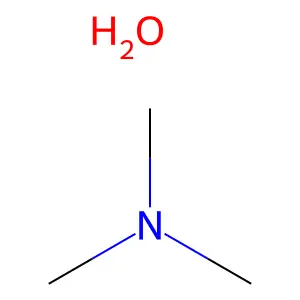 Trimethylamine, hydrate structure