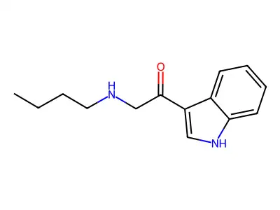 2-(butylamino)-1-(1H-indol-3-yl)ethanone structure