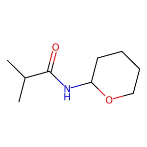Isobutyramide, N-tetrahydro-2-pyranyl- structure