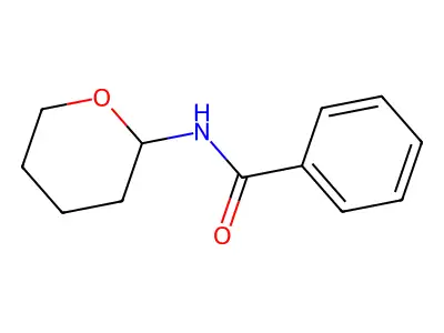 N-(Tetrahydropyran-2-YL)benzamide structure