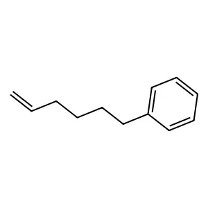 Hex-5-enylbenzene structure