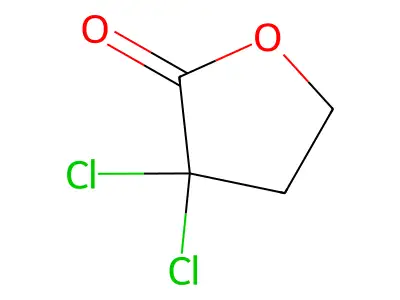 3,3-Dichlorodihydrofuran-2(3H)-one structure
