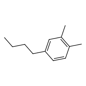 4-Butyl-1,2-dimethylbenzene structure