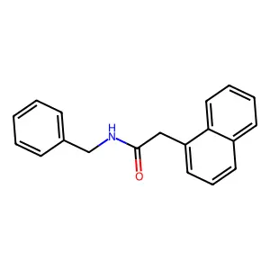 N-苄基-2-(1-萘基)乙酰胺 structure