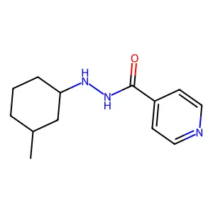 异烟酸2-(3-甲基环己基)酰肼 structure