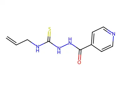 N-allyl-2-isonicotinoylhydrazinecarbothioamide structure