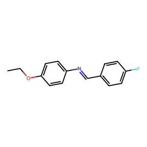 (4-乙氧基苯基)(4-氟亚苄基)胺 structure