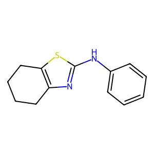N-phenyl-4,5,6,7-tetrahydro-1,3-benzothiazol-2-amine structure