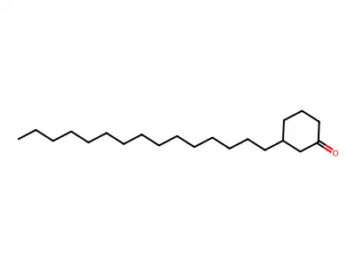 3-Pentadecylcyclohexanone structure