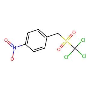 4-Nitrobenzyl trichloromethyl sulfone structure