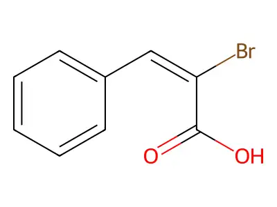 α-溴肉桂酸 structure