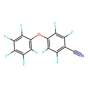 2,3,5,6-Tetrafluoro-4-(pentafluorophenoxy)benzonitrile structure