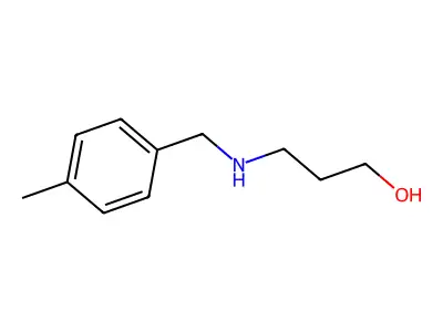 3-[(4-Methylbenzyl)amino]propan-1-OL structure