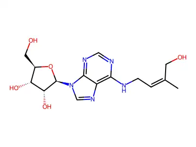 9-Ribosylzeatin structure