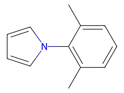1-(2,6-dimethylphenyl)-1H-pyrrole structure