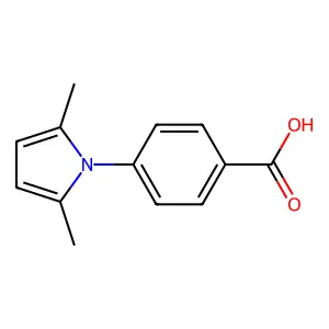4-(2,5-Dimethyl-1H-pyrrol-1-yl)benzoic acid structure