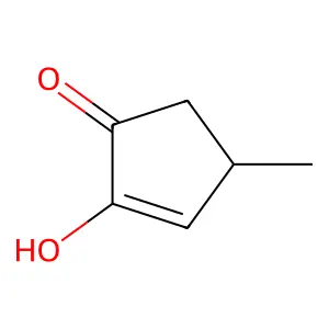 2-Cyclopenten-1-one, 2-hydroxy-4-methyl structure
