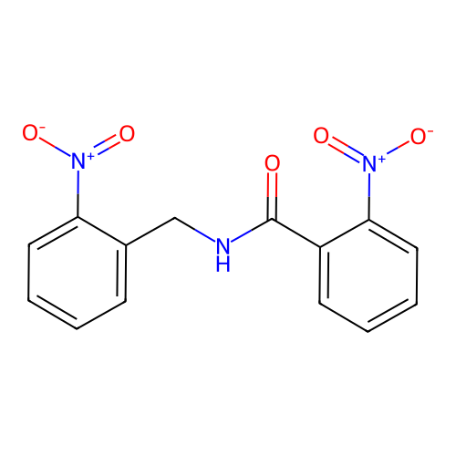 2-nitro-N-(2-nitrobenzyl)benzamide structure