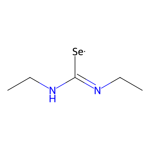 (N,N'-Diethylcarbamimidoyl)selanyl structure