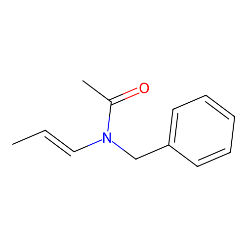 N-Benzyl-N-(prop-1-en-1-yl)acetamide structure
