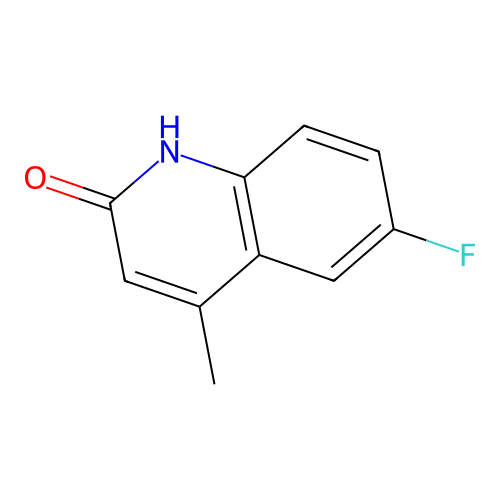 6-fluoro-4-methylquinolin-2(1H)-one structure
