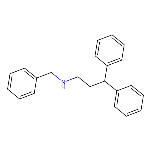 N-benzyl-3,3-diphenylpropan-1-amine structure
