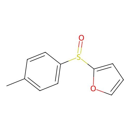 2-(4-Methylphenyl)sulfinylfuran structure
