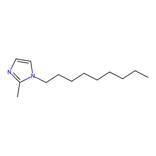 2-Methyl-1-nonylimidazole structure