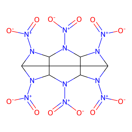 六硝基六氮杂异伍兹烷 structure