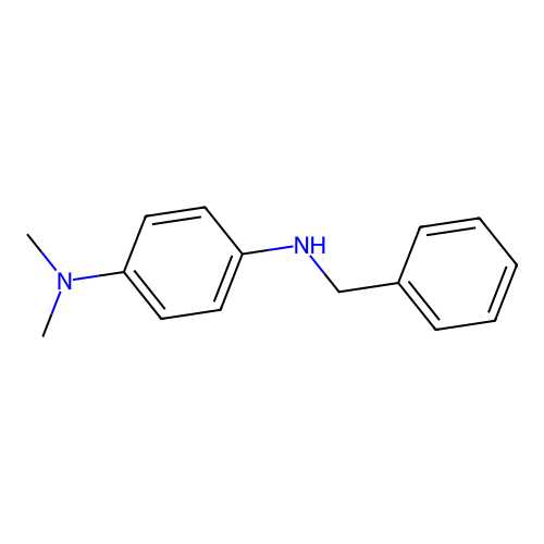 1-N-benzyl-4-N,4-N-dimethylbenzene-1,4-diamine structure
